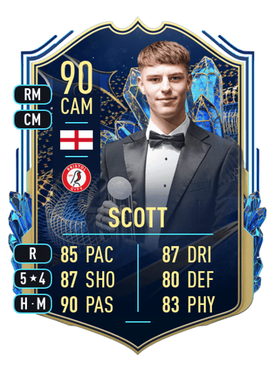 Alex Scott Team of the Season 90 OVR