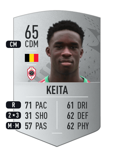 Mandela Keita Common 65 OVR