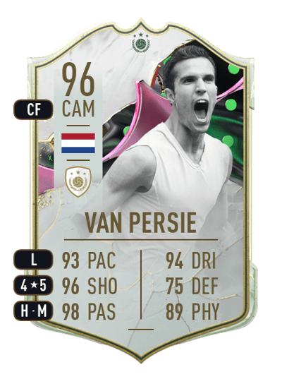 Robin van Persie Shapeshifters ICON 96 OVR