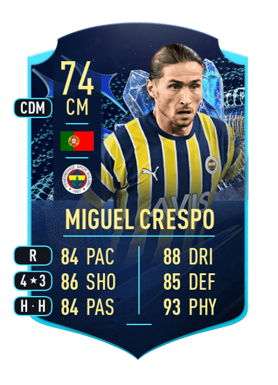 Miguel Crespo TEAM OF THE SEASON MOMENTS 74 OVR