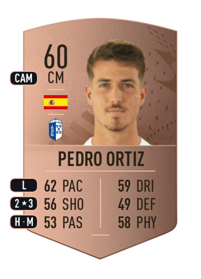 Pedro Ortiz Common 60 OVR