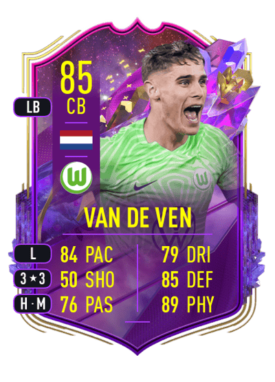 Micky van de Ven FUT Future Stars 85 OVR