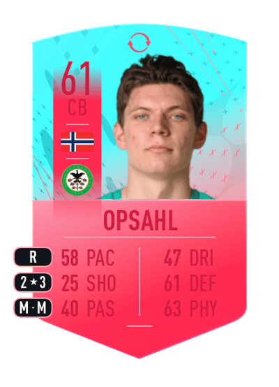 Halvor Rødølen Opsahl FUT Birthday Swaps Token 61 OVR