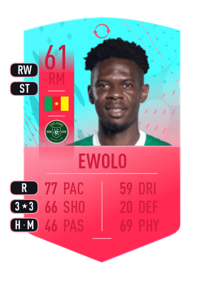 Ulrich Donovan Ewolo FUT Birthday Swaps Token 61 OVR