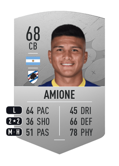 Bruno Amione Common 68 OVR