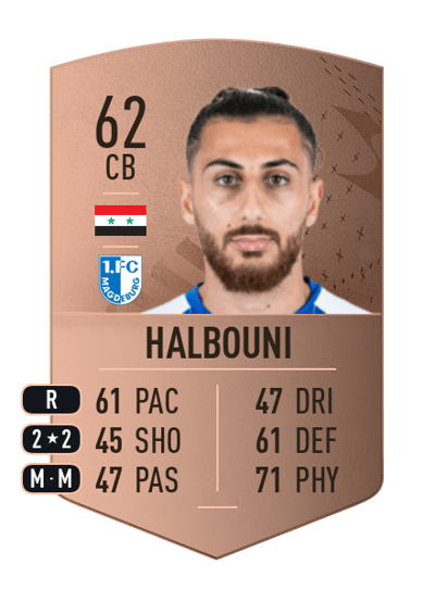 Belal Halbouni Common 62 OVR
