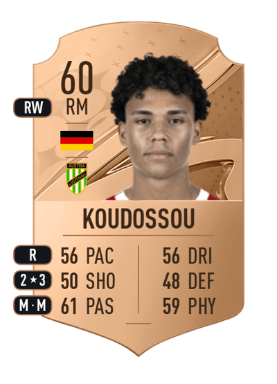 Henri Koudossou Rare 60 OVR