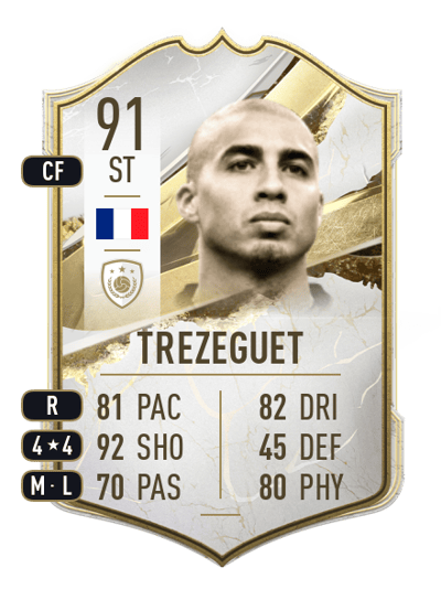 David Trezeguet Icon 91 OVR