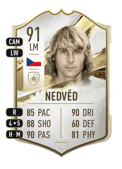 Pavel Nedvěd Icon 91 OVR