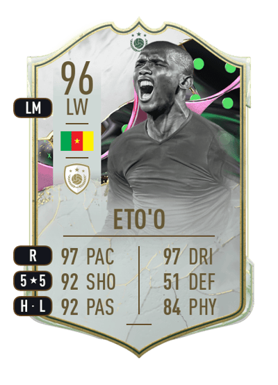 Samuel Eto'o Shapeshifters ICON 96 OVR