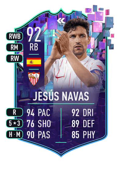 Jesús Navas Flashback Player 92 OVR