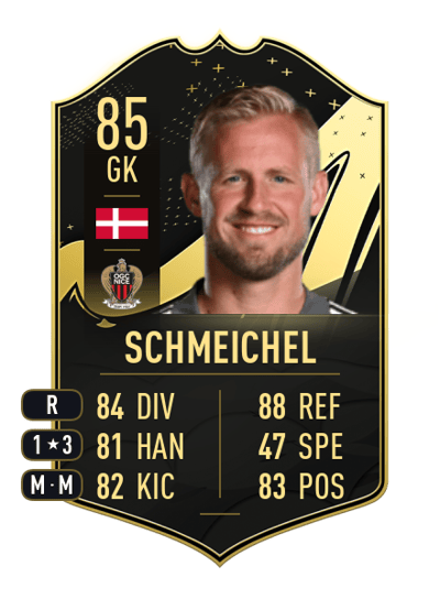 Kasper Schmeichel Team of the Week 85 OVR