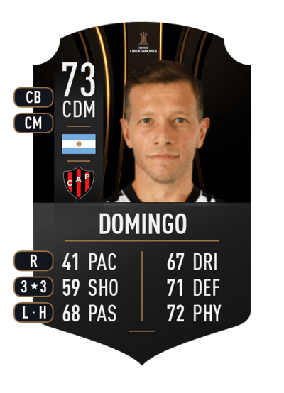 Nicolás Domingo CONMEBOL LIBERTADORES 73 OVR