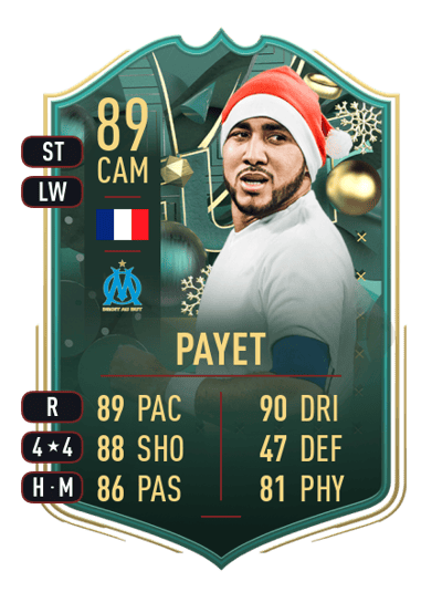 Dimitri Payet WINTER WILDCARDS 89 OVR