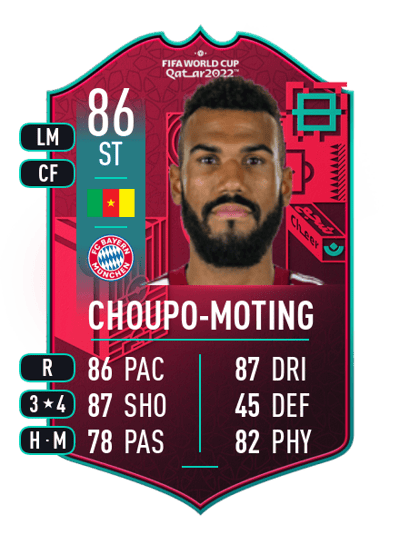 Eric Maxim Choupo-Moting FIFA WC Path To Glory 86 OVR