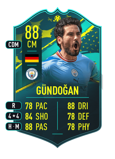 İlkay Gündoğan PLAYER MOMENTS 88 OVR