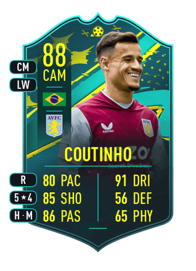 Coutinho PLAYER MOMENTS 88 OVR