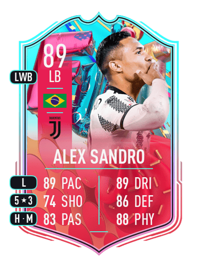 Alex Sandro FUT Birthday 89 OVR