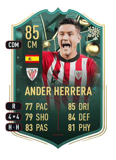 Ander Herrera WINTER WILDCARDS 85 OVR