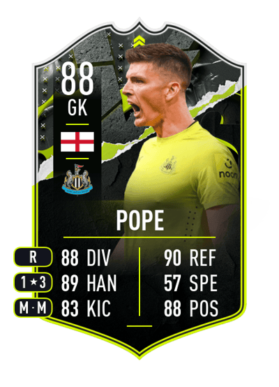 Nick Pope SHOWDOWN PLUS 88 OVR