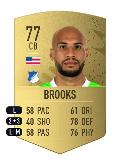 John Brooks Common 77 OVR
