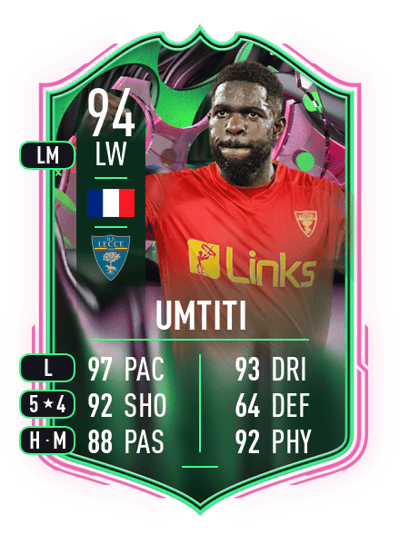 Samuel Umtiti SHAPESHIFTERS 94 OVR
