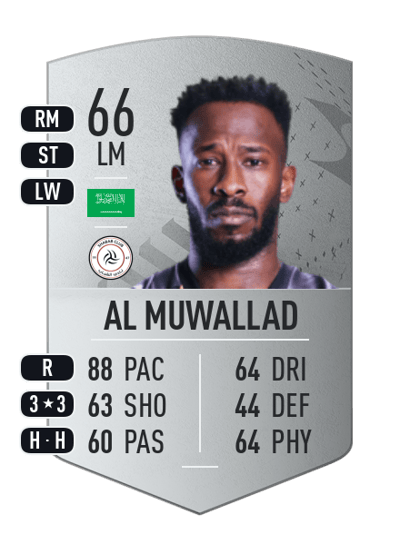 Fahad Al Muwallad Common 66 OVR