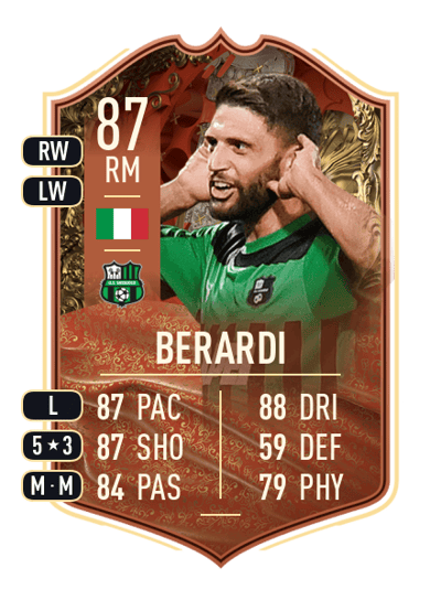 Domenico Berardi FUT CENTURIONS 87 OVR