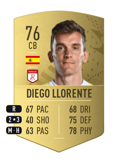 Diego Llorente Common 76 OVR