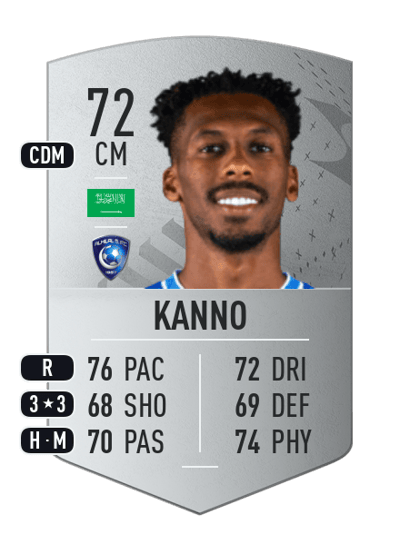 Mohamed Kanno Common 72 OVR