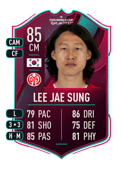 Lee Jae Sung World Cup Star 85 OVR