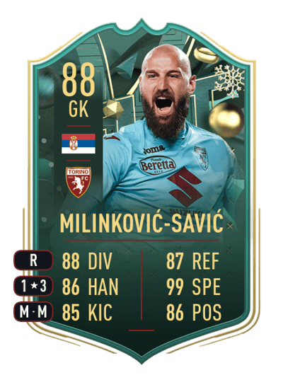 Vanja Milinković-Savić WINTER WILDCARDS 88 OVR