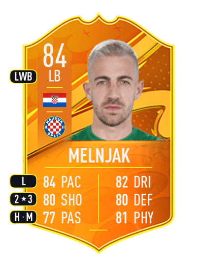 Dario Melnjak Domestic Man of the Match 84 OVR