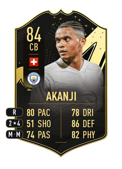Manuel Akanji Team of the Week 84 OVR