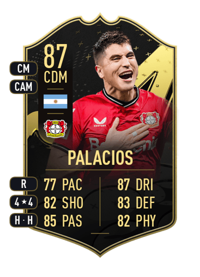 Exequiel Palacios Team of the Week 87 OVR