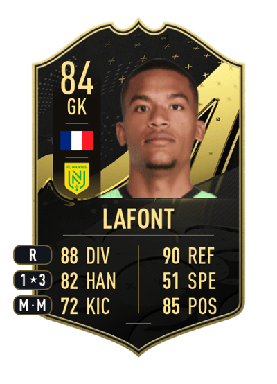 Alban Lafont Team of the Week 84 OVR