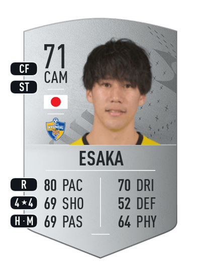 Ataru Esaka Common 71 OVR