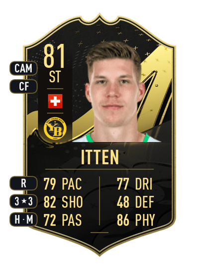 Cedric Itten Team of the Week 81 OVR