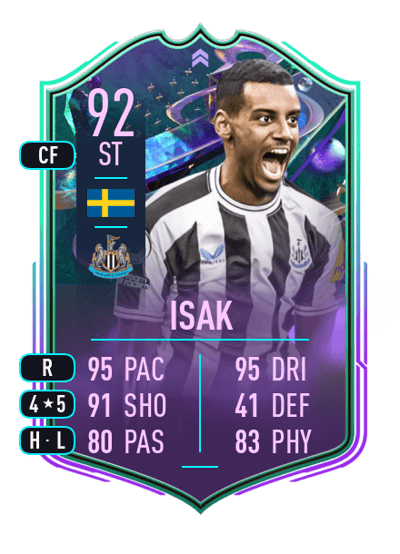 Alexander Isak FANTASY FUT 92 OVR