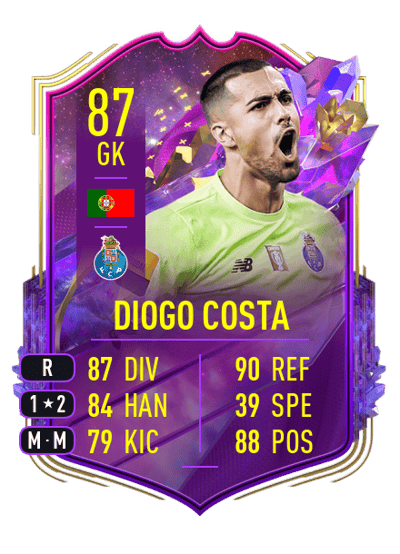 Diogo Costa FUT Future Stars 87 OVR