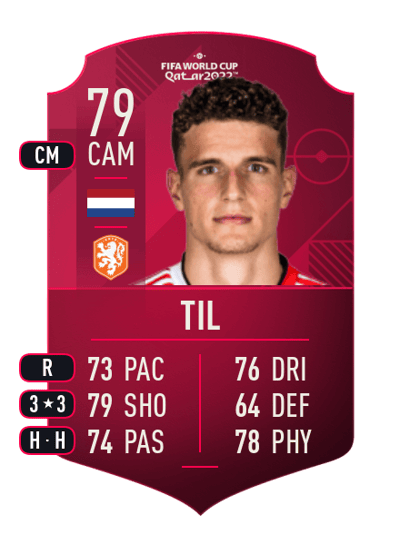Guus Til World Cup Player 79 OVR