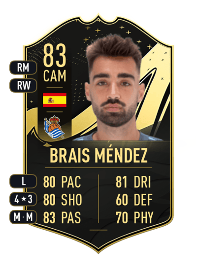 Brais Méndez Team of the Week 83 OVR