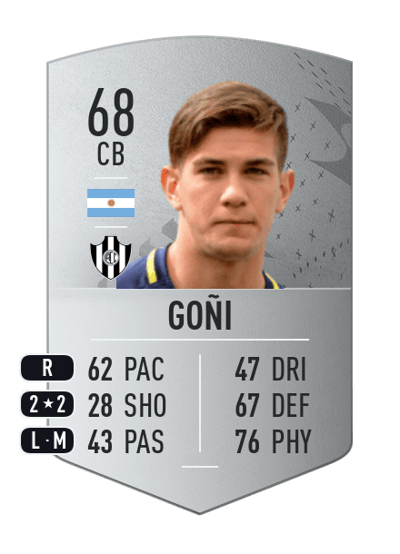 Gonzalo Goñi Common 68 OVR