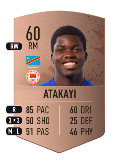 Serge Atakayi Common 60 OVR