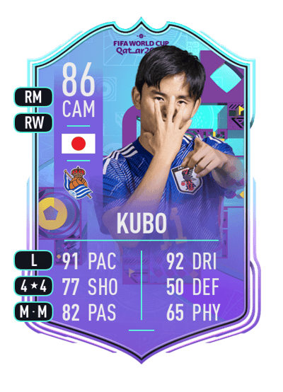 Takefusa Kubo World Cup Phenoms 86 OVR