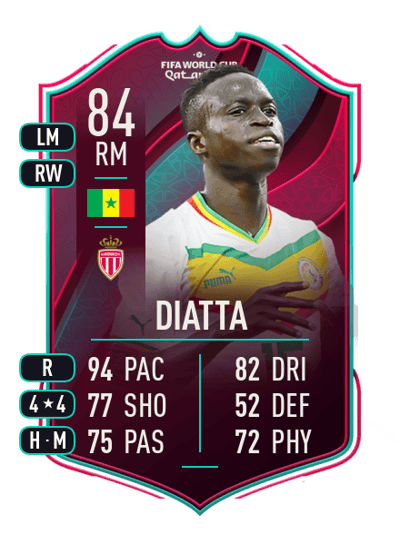 Krépin Diatta World Cup Star 84 OVR