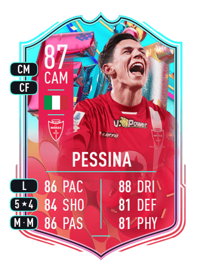 Matteo Pessina FUT Birthday 87 OVR
