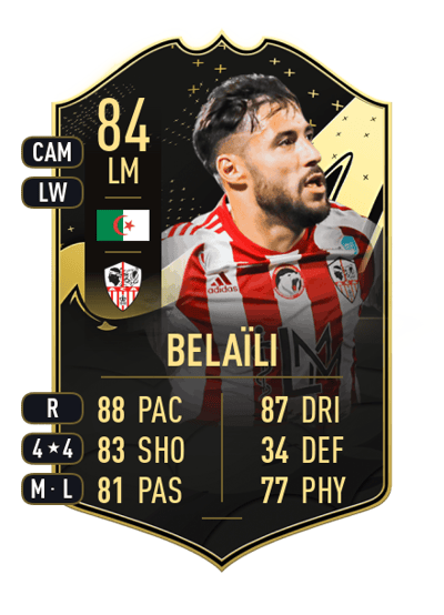 Youcef Belaïli Team of the Week 84 OVR