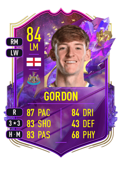 Anthony Gordon FUT Future Stars 84 OVR