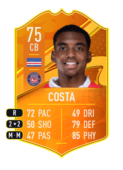 Logan Costa Domestic Man of the Match 75 OVR
